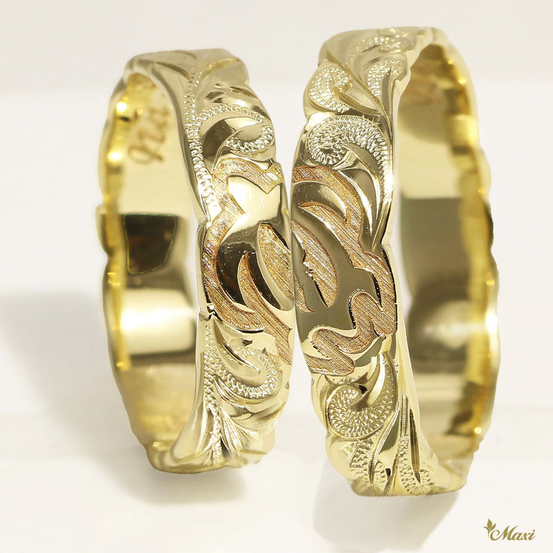 Hawaiian Couple & Wedding Rings ペアリング & マリッジリング