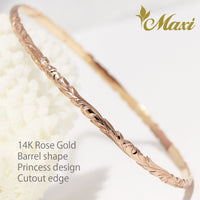 [14K Gold] Custom 3mm Close Bangle Bracelet*Made-to-order*