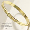 [14K Gold] Custom 6mm Closed Bangle Bracelet *Made-to-order*