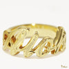 [14K/18K Gold] Custom Letter/Name Ring_LARGE (R0117)