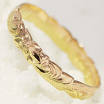 [14K Gold] 2.5mm Rainbow Pinky Ring_0.5mm thick (R0557)