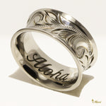 [Silver 925 Vintage Black] Curl Inside Ring [Made to Order] (R0742)