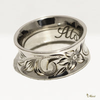 [Silver 925 Vintage Black] Curl Inside Ring [Made to Order] (R0742)