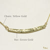 [14K/18K Gold] Wa'a Horizontal Necklace_Small