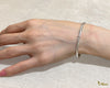 [Silver 925] 3mm Barrel Bangle Bracelet -Maile Design (B0523)