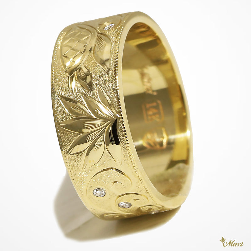 Honu Under the Sea Ring [14K/18K Gold] 