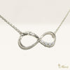 Infinity Necklace with Diamond [14K/18K Gold]