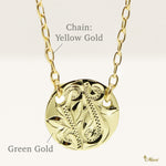 [14K Gold]  Medallion Necklace*Made-to-order*(KN0033)