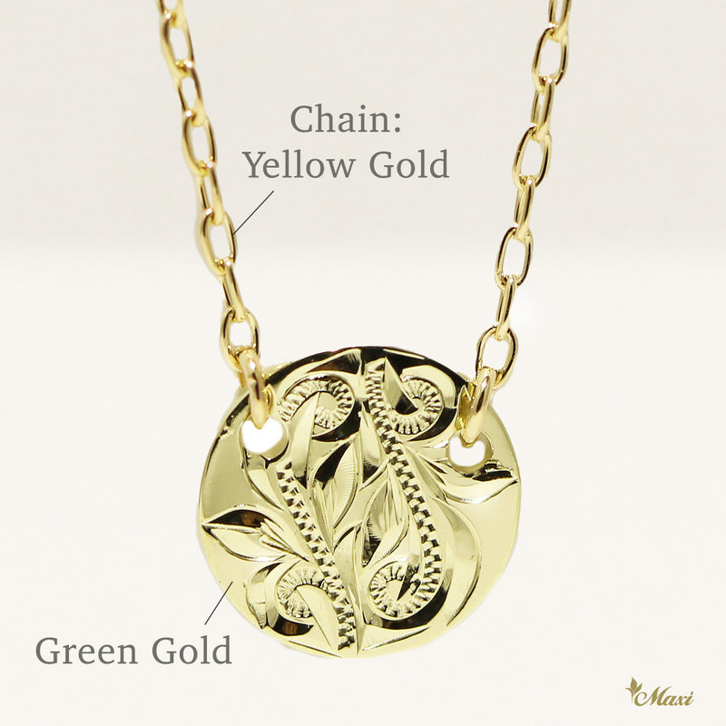 [14K Gold]  Medallion Necklace*Made-to-order*(KN0033)