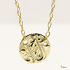 [14K Gold]  Medallion Necklace*Made-to-order*(KN0033)