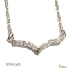 [14K Gold] Kohola Whale Tail Necklace Diamond *Made to order*(TRDSP)