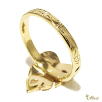 [14K/18K Gold] Hawaiian Monstera Leaf Ring [Made to order] (R_P1255)