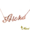 [14K/18K Gold] Custom Letter/Name Necklace Large(N0007)