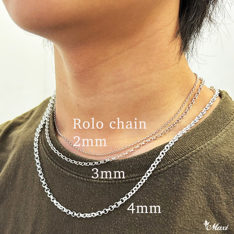 [Silver 925] Rolo Chain 4mm