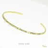 [14K/18K Gold] 2mm Tube Open Bangle Bracelet *Made-to-order* (LBB Tube)