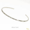 [14K/18K Gold] 2mm Tube Open Bangle Bracelet *Made-to-order* (LBB Tube)