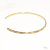 [14K/18K Gold] 2mm Tube Open Bangle Bracelet *Made-to-order* (LBB Tube)