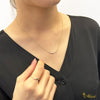 [14K Gold] Kohola Whale Tail Necklace Diamond *Made to order*(TRDSP)