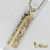 [14K Gold] 3 Tone Bar Pendant*Made-to-order*