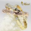 [14K Gold] 3mm Width Triple Ring with Diamond*Made-to-order*TRDSP