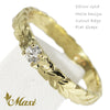 3mm Ring with Diamond for Fashion/Engagement/Custom [14K/18K Gold/Platinum]