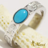 [14K Gold] 4mm Sleeping Beauty Turquoise Ring*Made-to-order*TRDSP