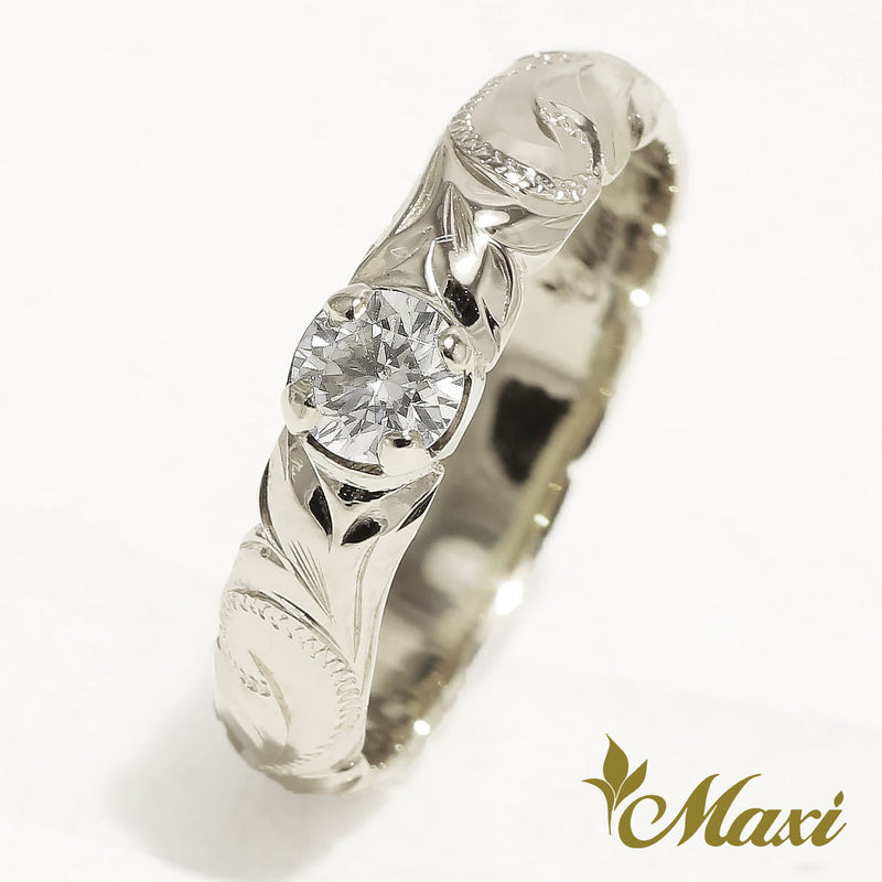 0.25 carat Diamond Ring 4mm - Fashion/ Engagement/Custom [14K/18K Gold/Platinum] 　ゴールド　ゴールドリング　ダイヤモンド　ダイア　エンゲージ　カスタム