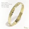 [14K Gold] Custom 8mm Close Bangle Bracelet *Made-to-order*