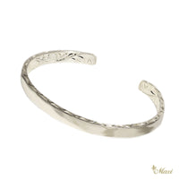 [Silver 925] Inside Engraving 6mm Hawaiian traditional design Bangle (B0520-inner)