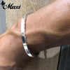 [Silver 925] 4mm Inside-engraved Bangle Bracelet  (B0519 inside)