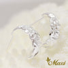 [Silver 925] Scallop Edge Hoop Pierced Earring*Made-to-order* (E0208)