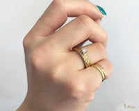 [14K/18K Gold] 0.5mm thick 2.5mm Pinky Ring [Made to Order] (R0305)