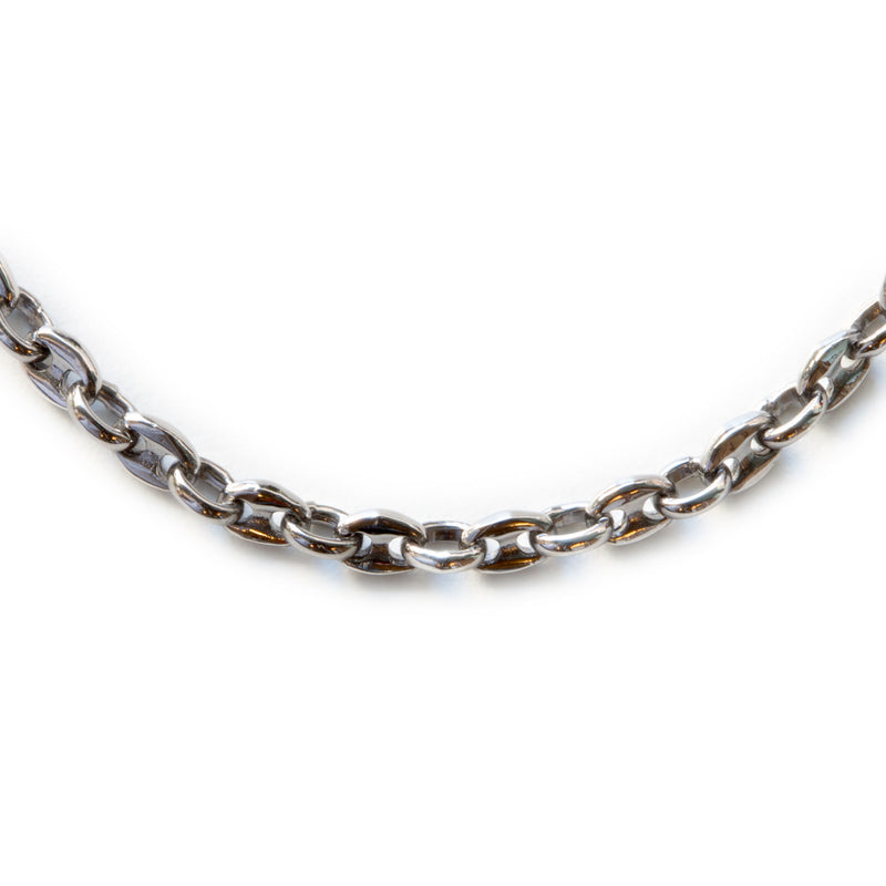 Black Chrome Medium Marina Chain