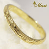 [14K Gold] 2mm Width Wavy Line Ring*Made to Order*(KR0026)