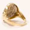 14K Yellow Gold Mercury Dime Wrap Ring