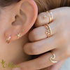 [14K Gold] Starfish Pierced Earring*Made-to-order* (KE0014)