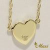 [14K Gold] Heart Necklace *Made-to-order*(N0027)