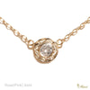 [14K Gold] 6.3mm Round Necklace and 0.1ct Diamond*Made-to-order*(N0332-6.3mm)