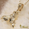 [14K Gold] Kohola Whale Tail Pendant *Made to Order* (P0691)