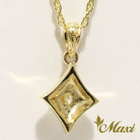 [14K Gold] Hoku Diamond Pendant*Made-to-order*(P0693-0.11ct)