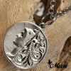 Half Mercury Dime Coin Pendant [Black Chrome Silver 925]