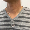 [Silver 925] Hawaii Quarter Coin King Kamehameha Pendant (P0943)