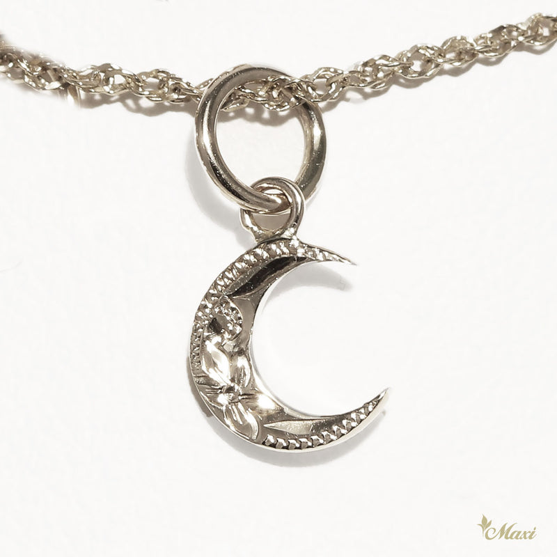 [14K Gold] Crescent Moon Pendant (P0959)