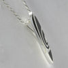 [Silver 925] Surfboard Pendant-Black Enamel (P1008Blk)