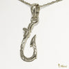 [14K Gold] Narrow Fishhook Pendant Large *Made-to-order* (P1089)