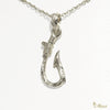 Narrow Fish Hook Pendant Small [Silver 925]