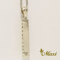 [14K Gold] Two Tone Bar Pendant*Made-to-order*(P1144)