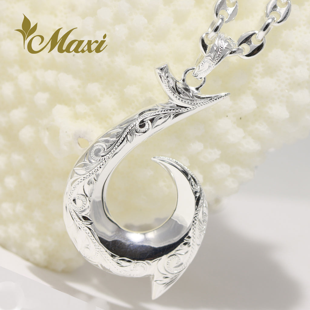 Silver 925] Mana Hawaiian Fish Hook Pendant/Hand engraved Hawaiian – Maxi  Hawaiian Jewelry マキシ ハワイアンジュエリー ハワイ本店