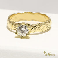 Half carat Diamond 4mm Ring - Fashion/ Engagement/Custom [14K/18K Gold]