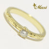 0.13ct Diamond Ring - Fashion/ Engagement [14K Gold]  ゴールドリング　ダイヤモンド　ダイヤ